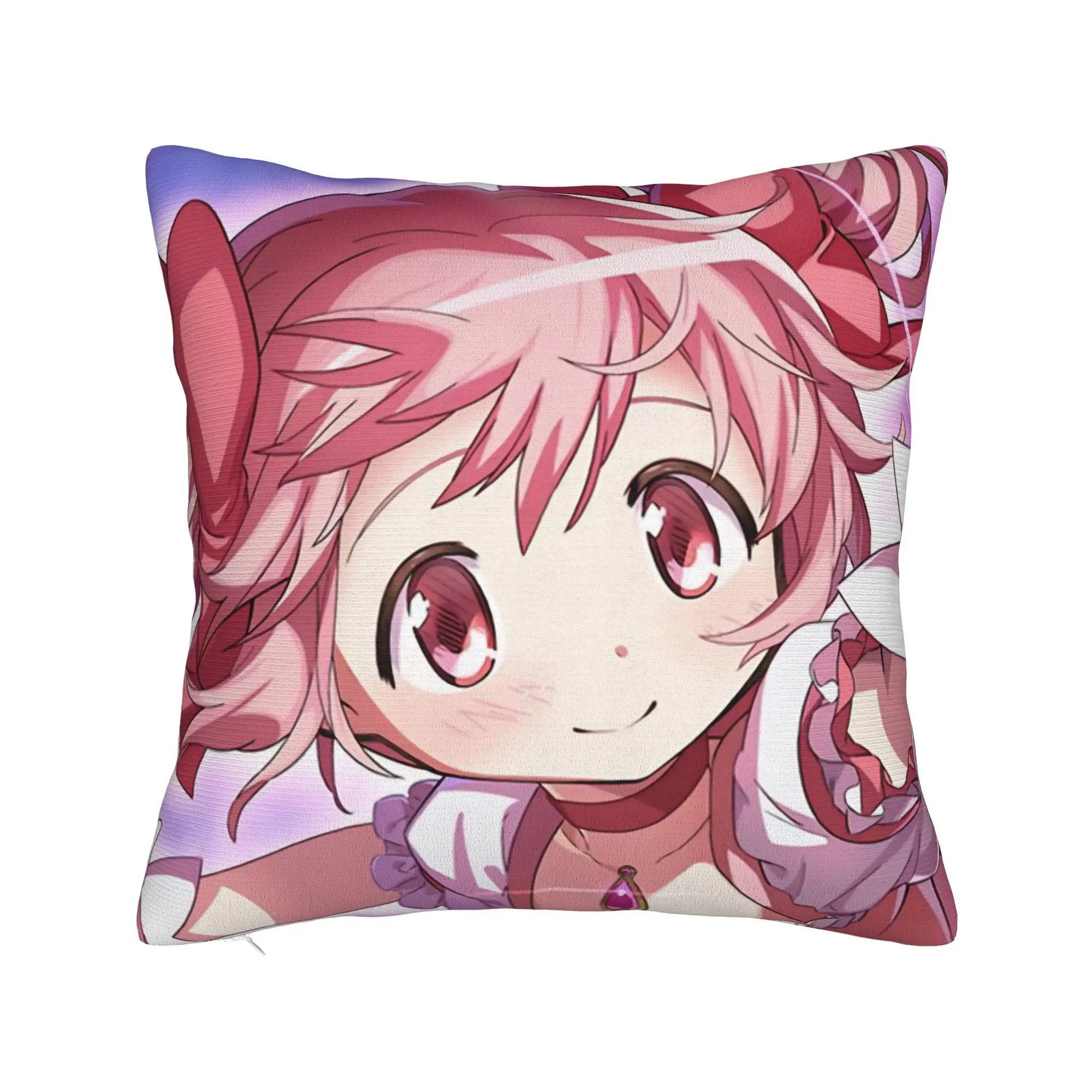 PMMM Madomagi Madoka Kaname Pillowcases  Cute Funny Pillow Case For Couch Sofa Bedroom Design Pillow Cover