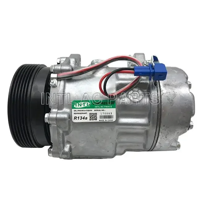 Sanden SD7V16 1100 auto air ac compressor for VW Volkswagen Cabrio Golf Passat 254073 8416002 10345180 1H0820803DX 11157591