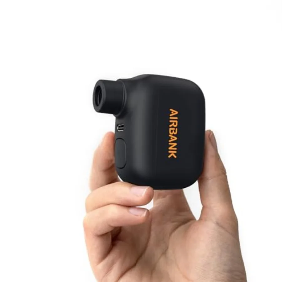 

Mini Bike Pump POCKET SE, 100 PSI Electric Bicycle Air Pump for Road Bikes, Portable Bicycle Pump, Bicycle Tire Inflator for Sc
