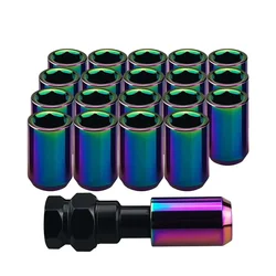 Modified Racing Lug Nuts 32mm Length M12x1.25 M12x1.5 Steel Extended Wheel Hub Screws