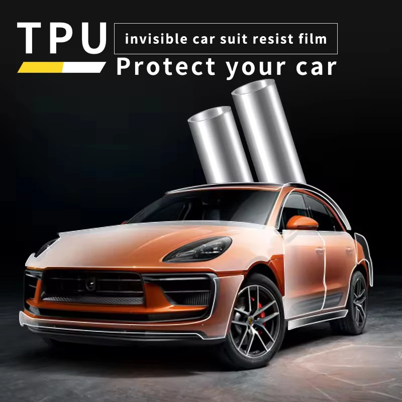 

TPU Car Door Paint Protection Film Mirror 3 Layers Glossy Transparent Vinyl Wrap Film Motorcycle Rhino Skin Protective Film