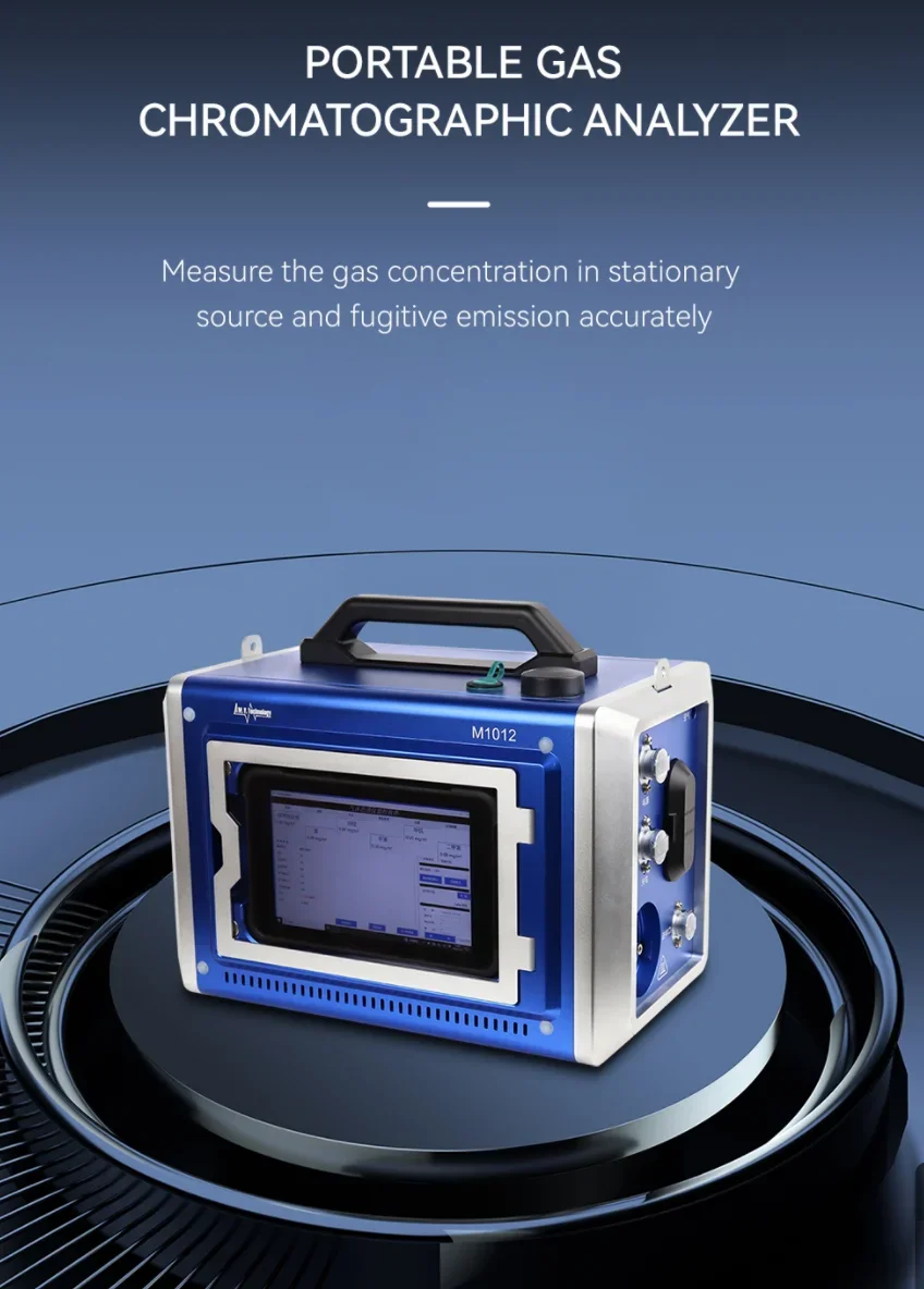 A.M.S. Technology developed Gas chromatography with PDA  for Non mathane total hydrocarbon M1012 Industrial Methane Gas Detector