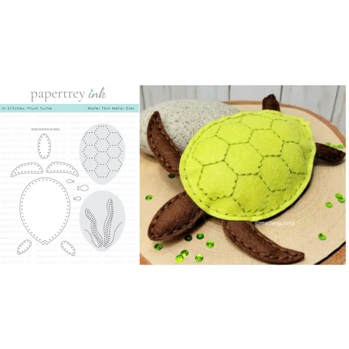 

Plush Turtle Feilt die Metal Cutting Dies DIY Making Card Scrapbook Embossed Paper Album Craft Supplies Template Decoration 2025