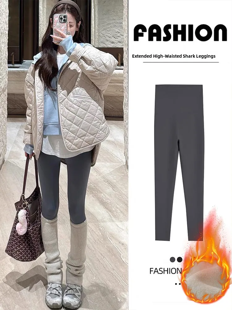 

Women's Fce Lined ark Bite Yoga Pants High Waist Long Trousers Thi Warm Casual Faion plus Size Outerwear Winter