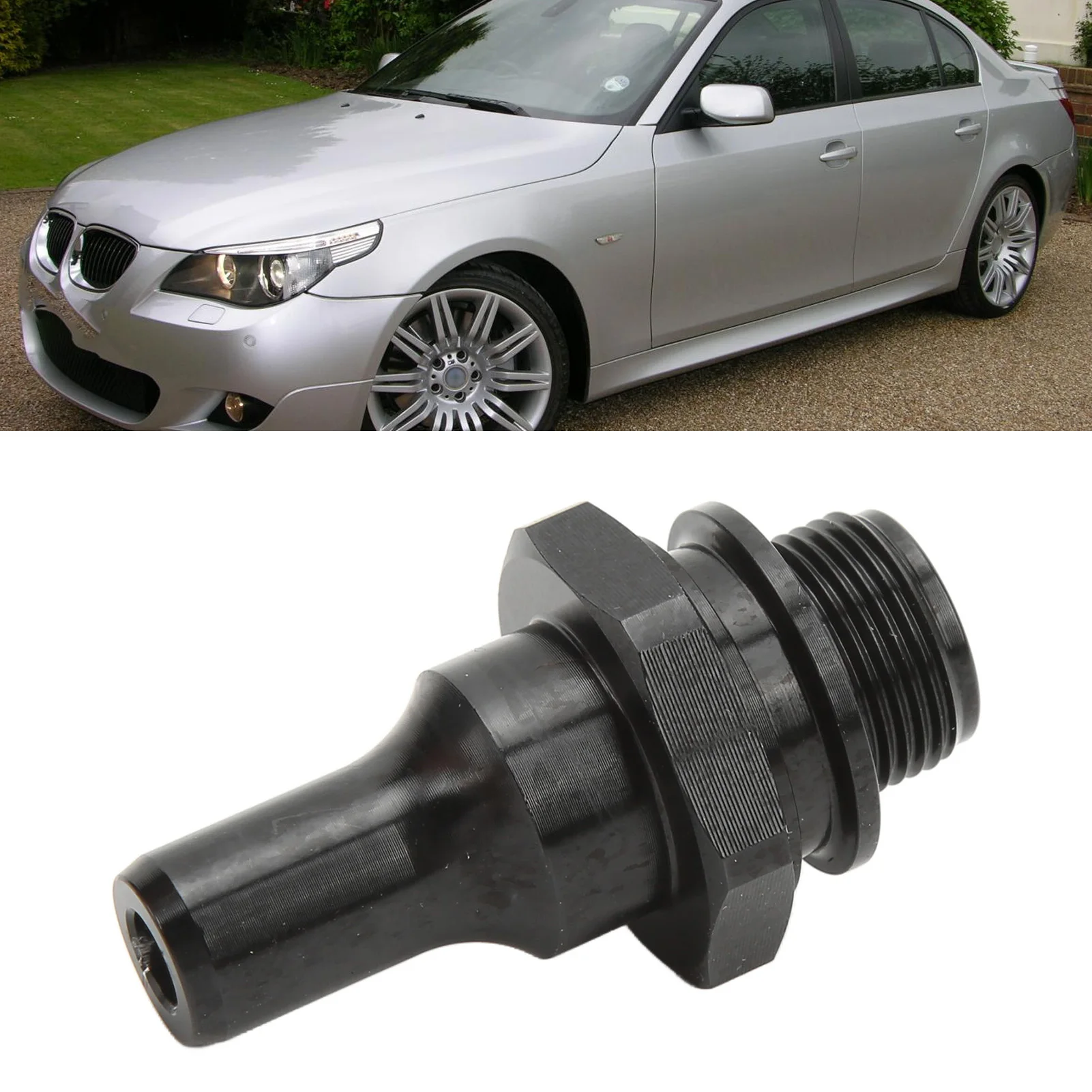 محرك PCV مجموعة صمامات محرك السيارة PCV صمام 6061 T6 الألومنيوم الصلب أنودة عملية أسود صالح لمحركات N54 التوأم توربو #1