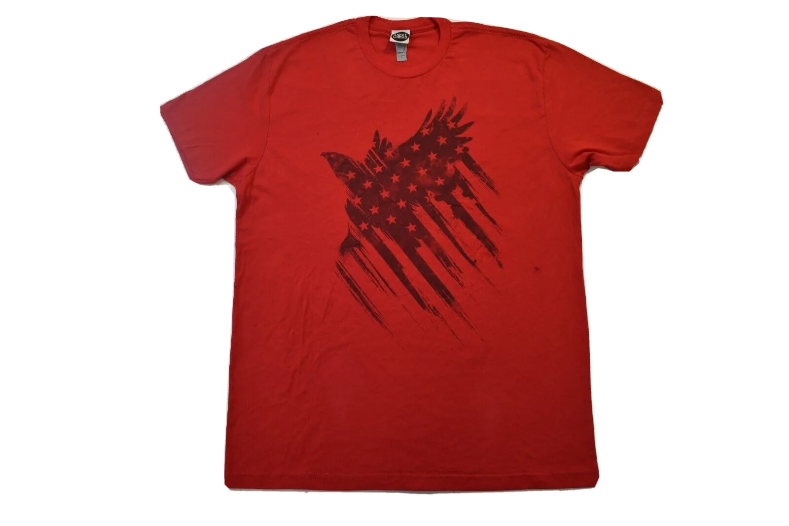 Футболка мужская с изображением флага США и орла