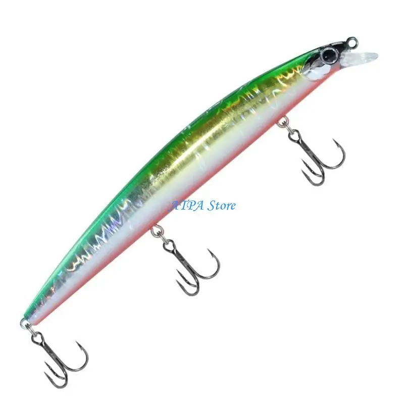 U13C Fishing Lures Bright Colors Life Like Swimbait Practical Topwater Hard Baits