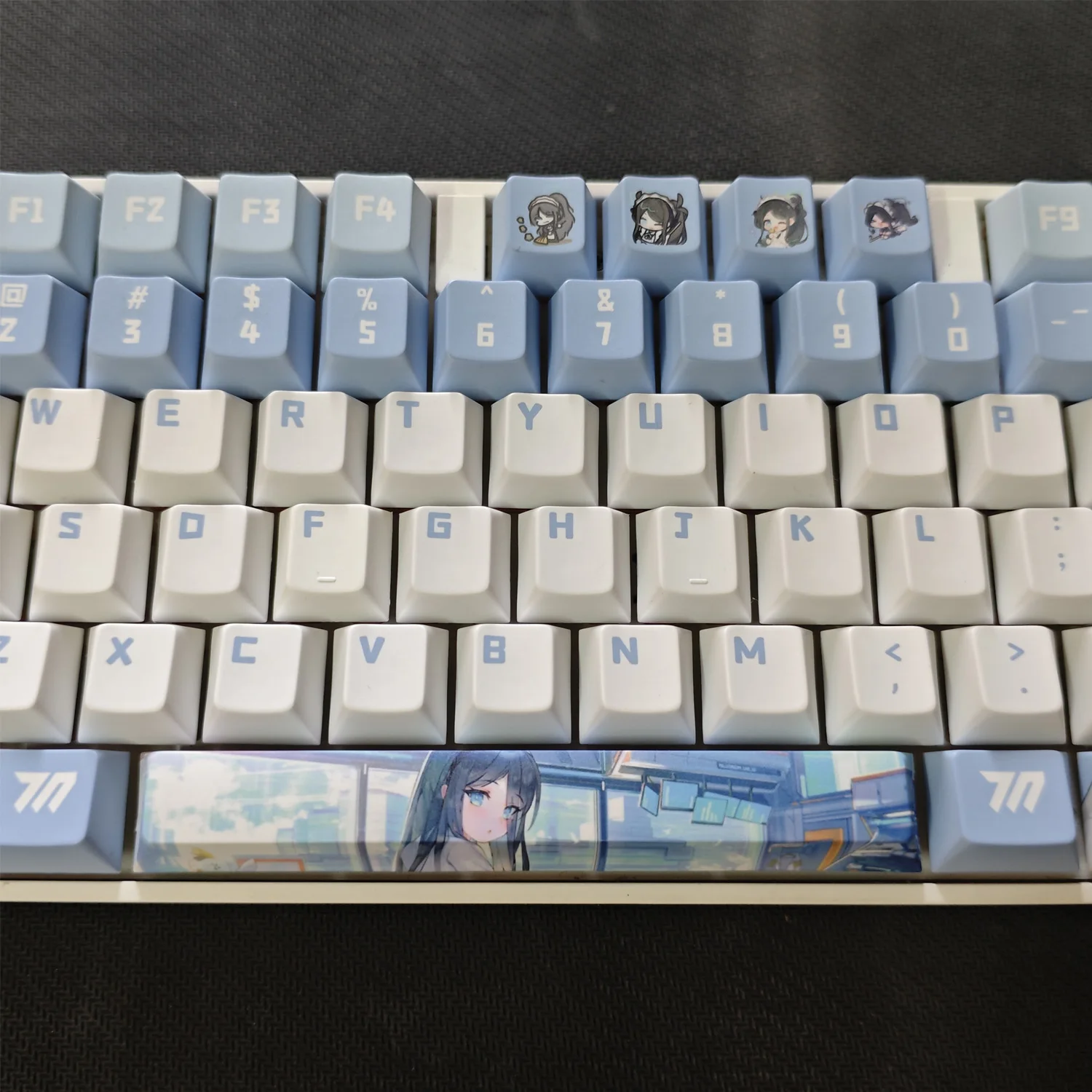 Blue Archive Alice Keycaps อะนิเมะ PBT ห้าด้านความร้อนระเหิดคีย์บอร์ด Keycaps