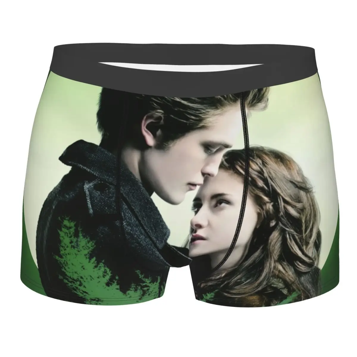 

Нижнее белье из фильма «Сумерки Сага» на заказ, мужские эластичные трусы-боксеры, шорты, мягкие сексуальные трусы для Homme