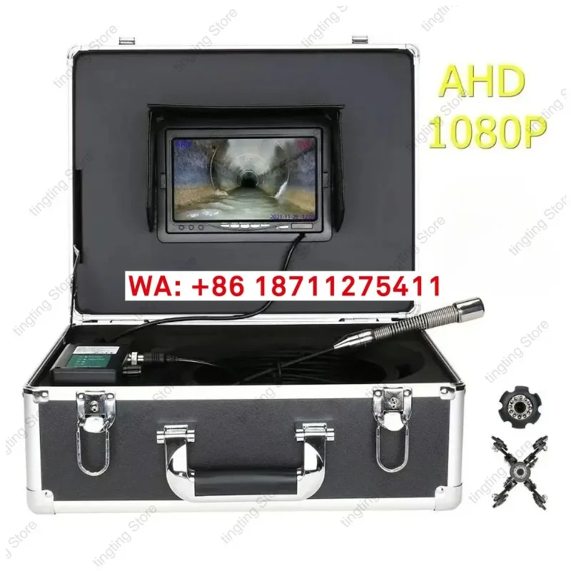 Visual high definition 360 degree fishing muddy water underwater camera salvage probe