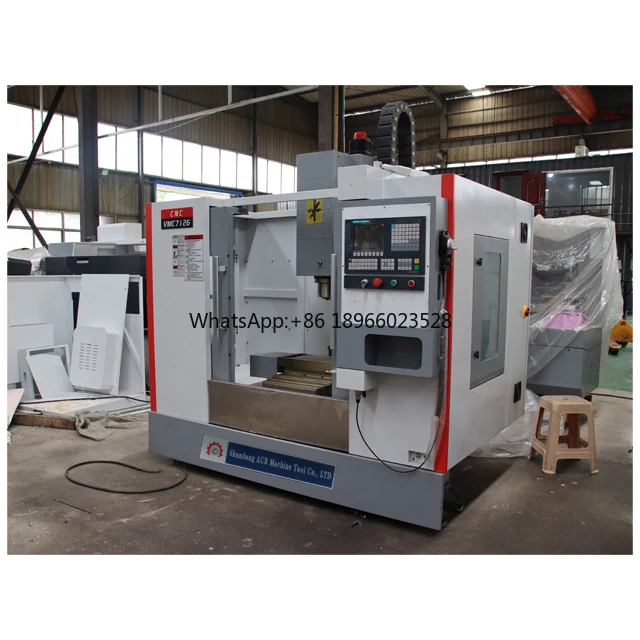 CNC Fraiseuse GSK Fanuc system 3 4 axis mini CNC metal milling center machine XK7126 fresadora cnc