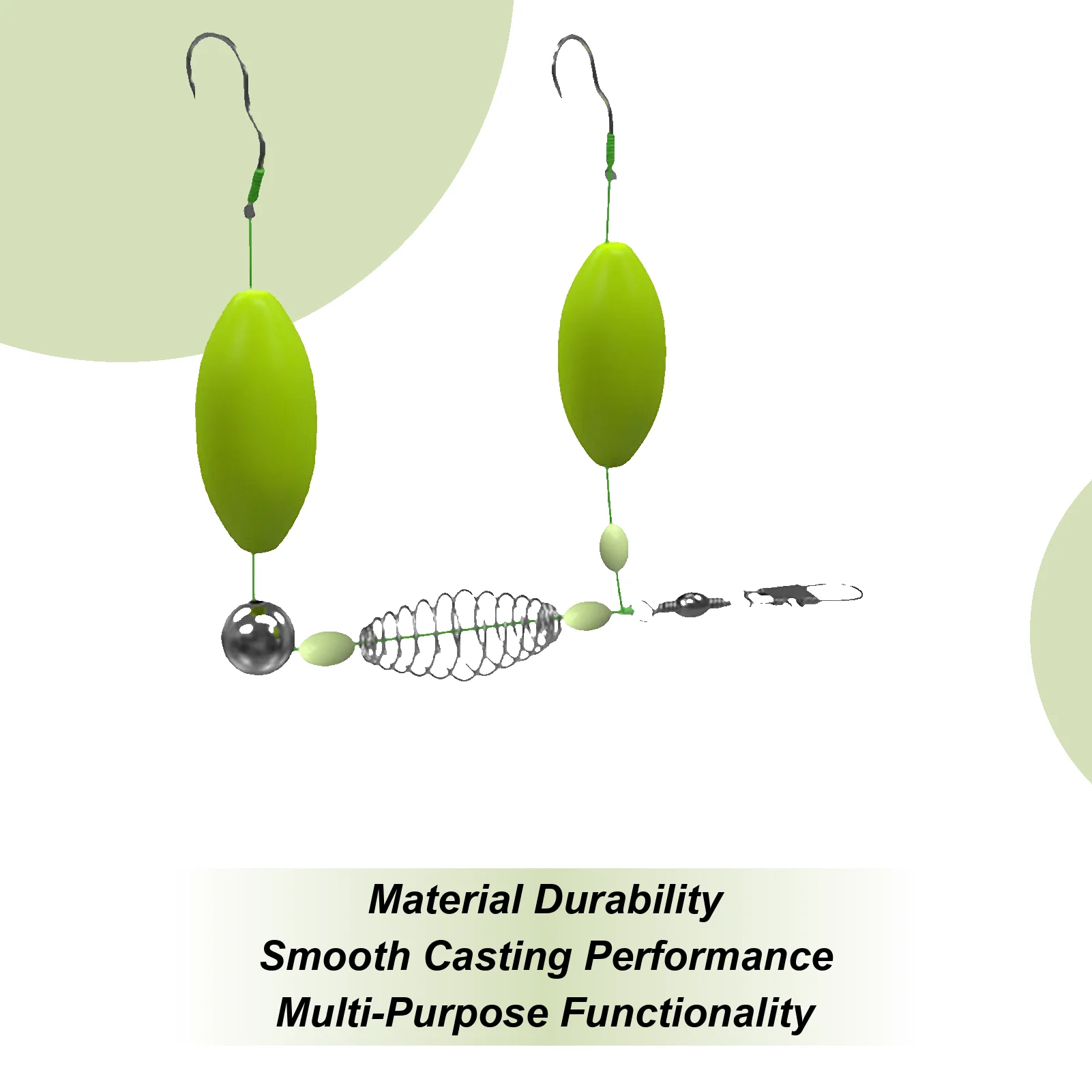 

Carp Fishing Hooks Carp Bait Holder User-Friendly Bait Holder For Feeder Stream Saltwater Catfish Trout Beginner Freshwater Lake