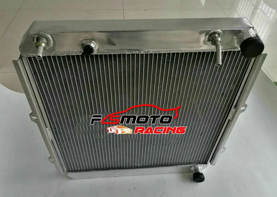 Aluminum Radiator For Toyota Land Cruiser LJ70/LJ71/LJ73/LJ77/LJ78 2LTE 2.4TD 1990-1993 1991 1992 90 91 92 93 AT/MT