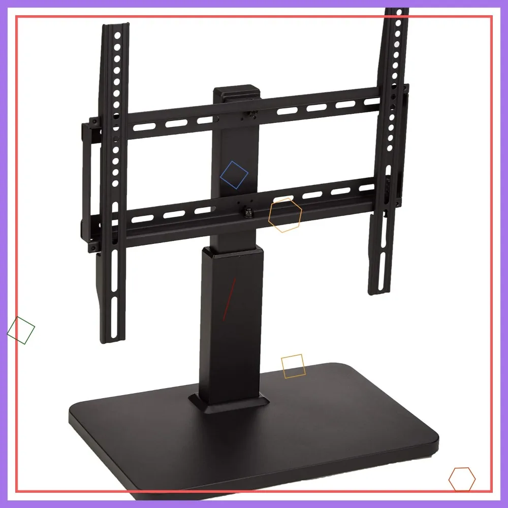 

Swivel TV Mount for 32" to 65" TVs up to 55 lbs, Height Adjustable 14-19", Max VESA 400x400, Black