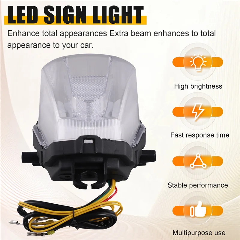 AB16-دراجة نارية الضوء الخلفي الفرامل الخلفية بدوره إشارة المتكاملة الذيل ضوء لسوزوكي GSXR1000 GSXR1000R 2017-2024 #4