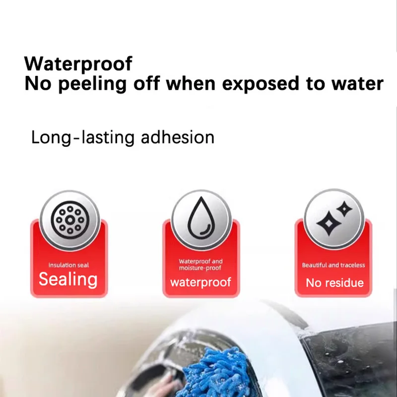 لاصق على الوجهين 3M VHB عالي الالتصاق سميك لتثبيت ديكور جدار السيارة، شفاف بدون أي علامات.