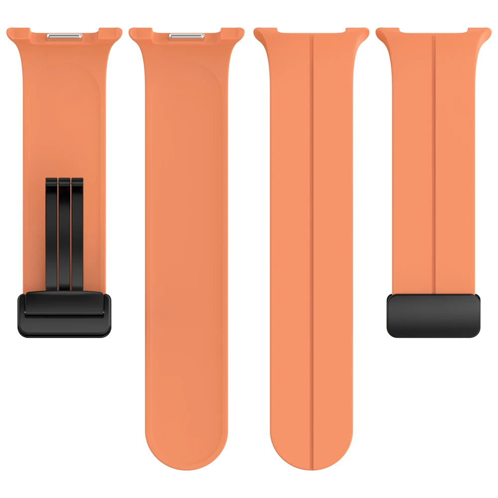 Tali Silikon untuk Jam Tangan Samsung Galaxy 8 / 8 Tali Jam Tangan Gesper Lipat Magnetik Olahraga Tali Klasik