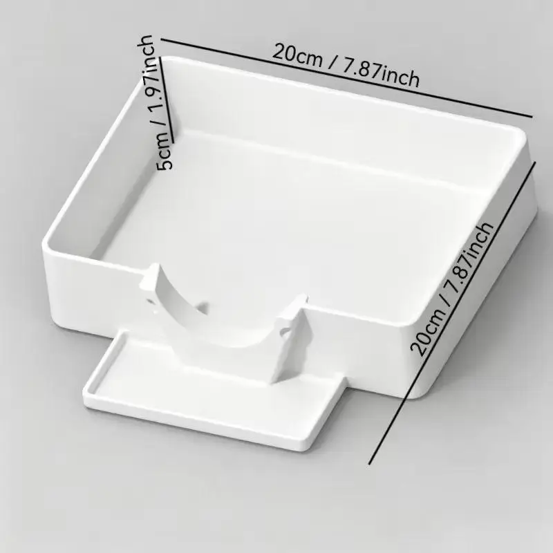 Washing Machine Floor Protection Drain Tray 1 Set Funnel Water Catch Design Prevents Spills for Home Laundry Use