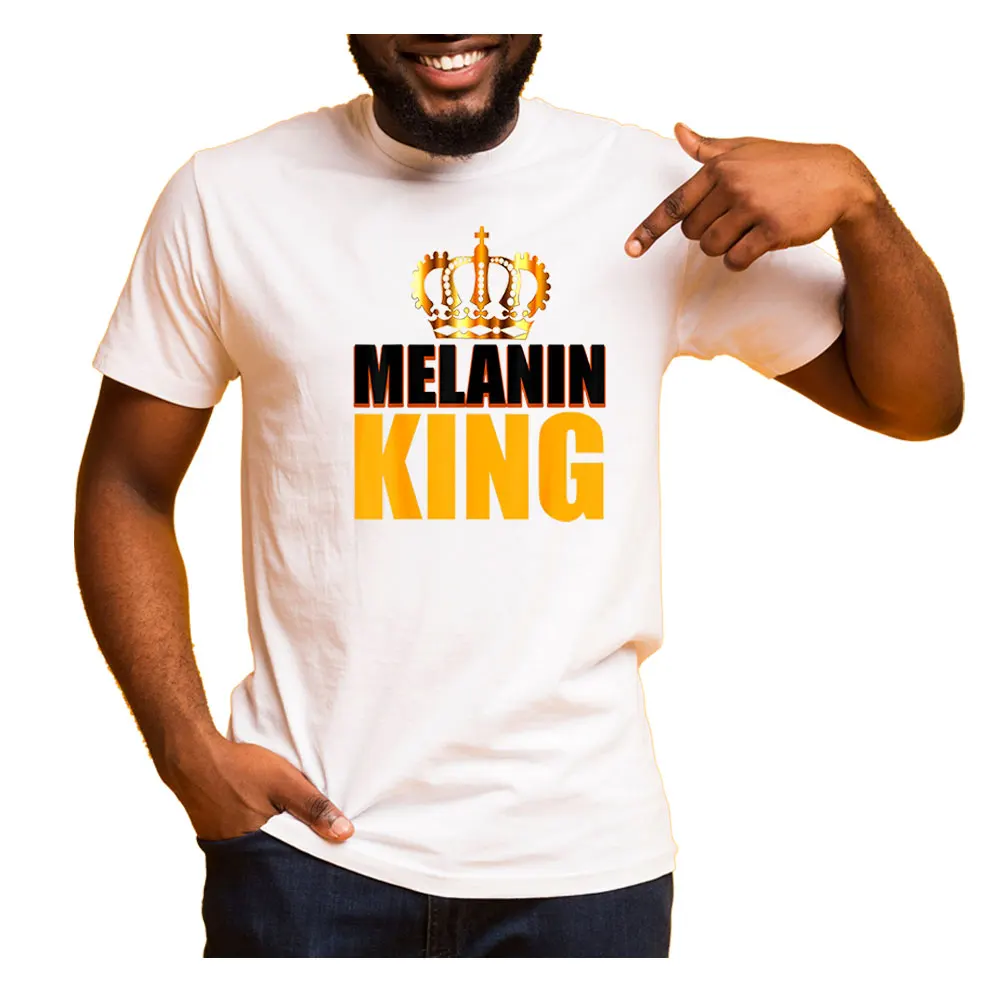 Melanin King Queen Crown Iron On Tranfers For Clothes Thermal Sticker DIY T-Shirt Decal Iron On Patches For Men Clothes Print