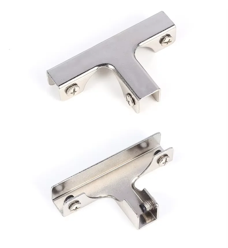 Stainless Steel Combination Glass Clamp for Glass Display Cabinet Fishbowl Fixing Clip Ceramic Tile Panel Reinforced Splicing