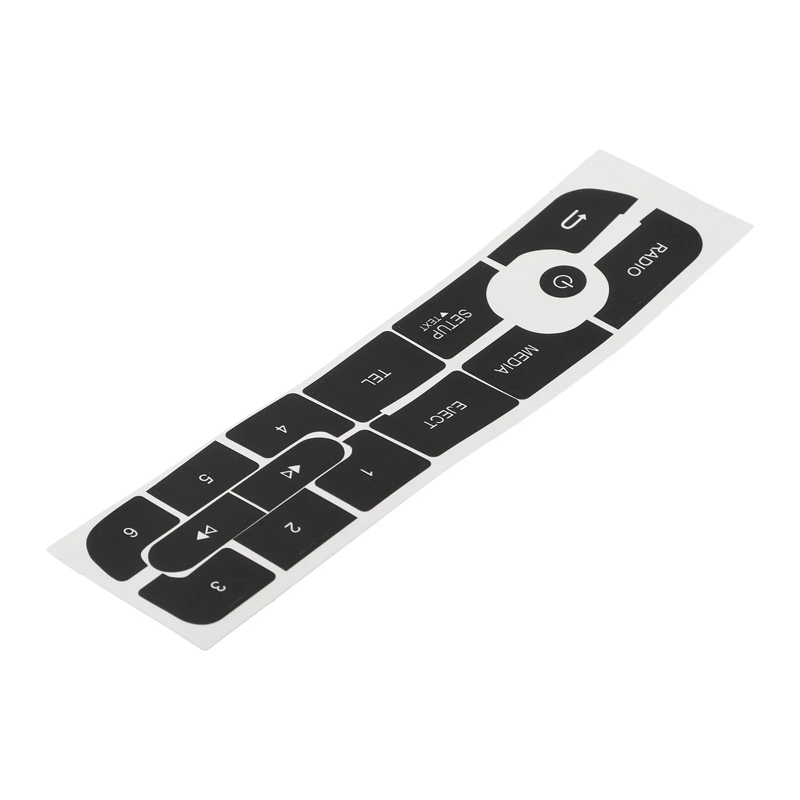 

For LHD Vehicles Repair Decals Stickers Driving Vehicles Peeling Buttons Radio Vinyl Button Light Up Repairing