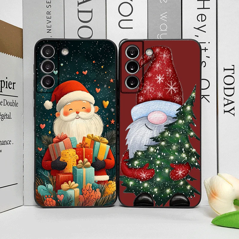 Merry Christmas Tree Santa Claus Pattern Phone Case for Motorola Moto Edge 50 Fusion 40 30 Neo G34 E14 G75 X40 G85 G54 Pro Cover #1