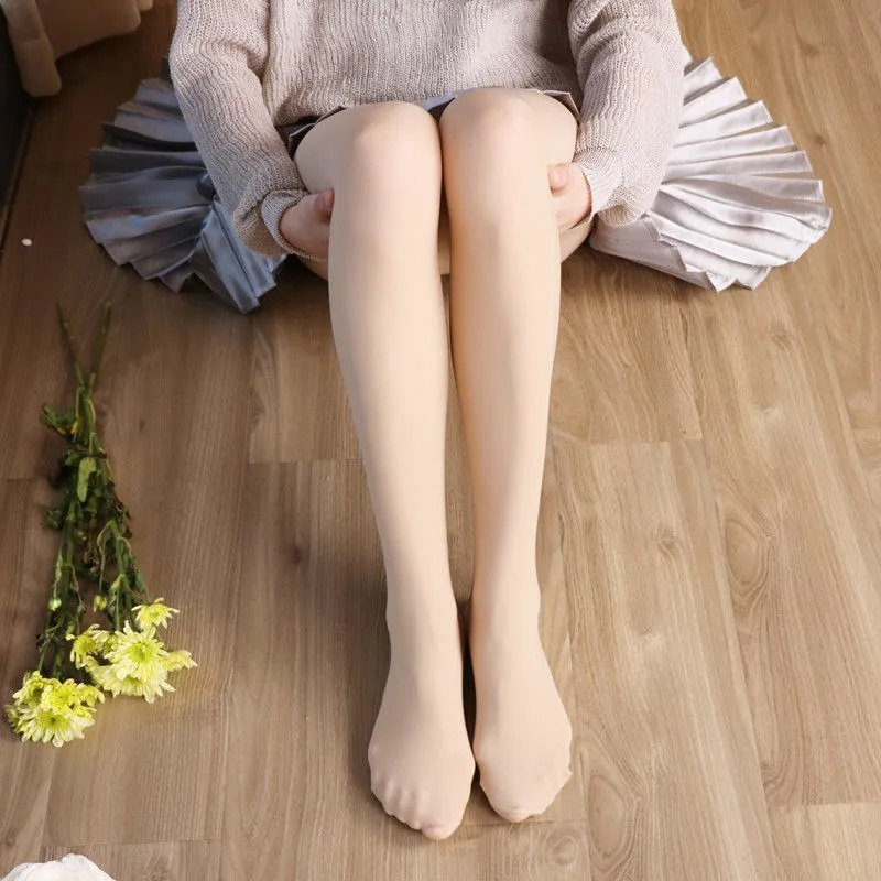 جوارب سوداء JK جوارب طويلة يابانية لطيف ومثير من الحرير الأسود رقيقة جوارب طويلة لولي فوق جوارب طويلة