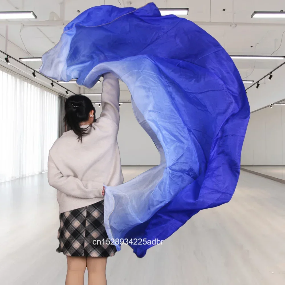 Belly Dance 100% Silk Performance Solid Color Lightweight Veil Shawl Women's Scarf Clothing Accessories Belly Dance Veil