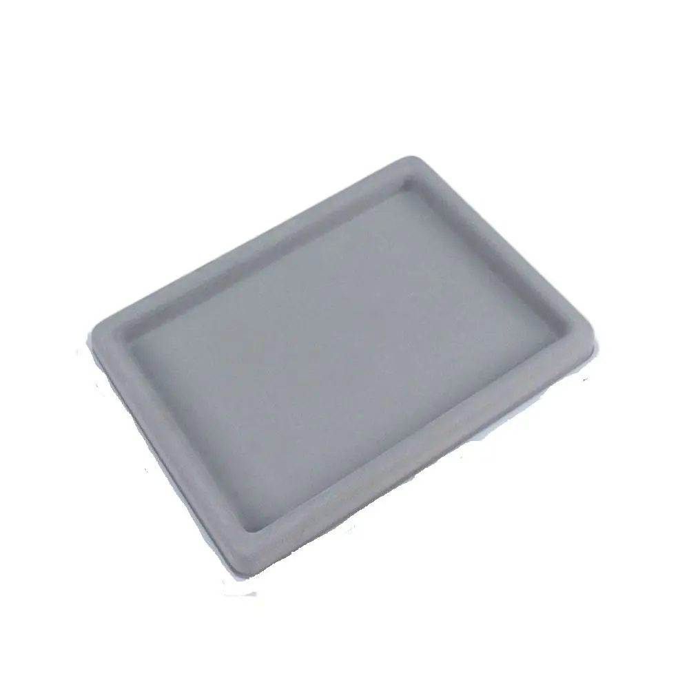 

Beading Tray Resin Plastic Multi-functional DIY Necklace Tool Measuring Tool Gray Flocked Bead Board Jewelry Design Tool
