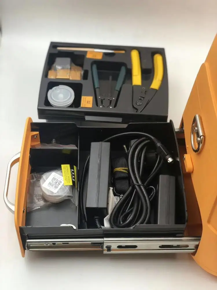 Optic Fiber Fusion Splicer FTTH Glasvezel Lassen Splicing Machine Optische Vezel Fusion Splicer AI-8