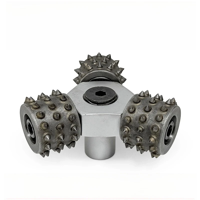 

Electric chiseling and grinding disc suitable for roughening concrete, cement, stone, walls, floors, hemp, and anti slip