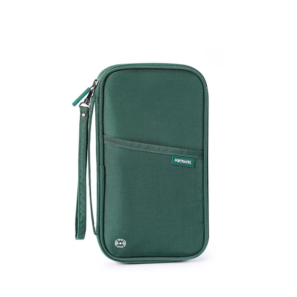 

Fashion Document Bag Waterproof Travel Wallet Panelled Wallets Zipper Purse Card Holder