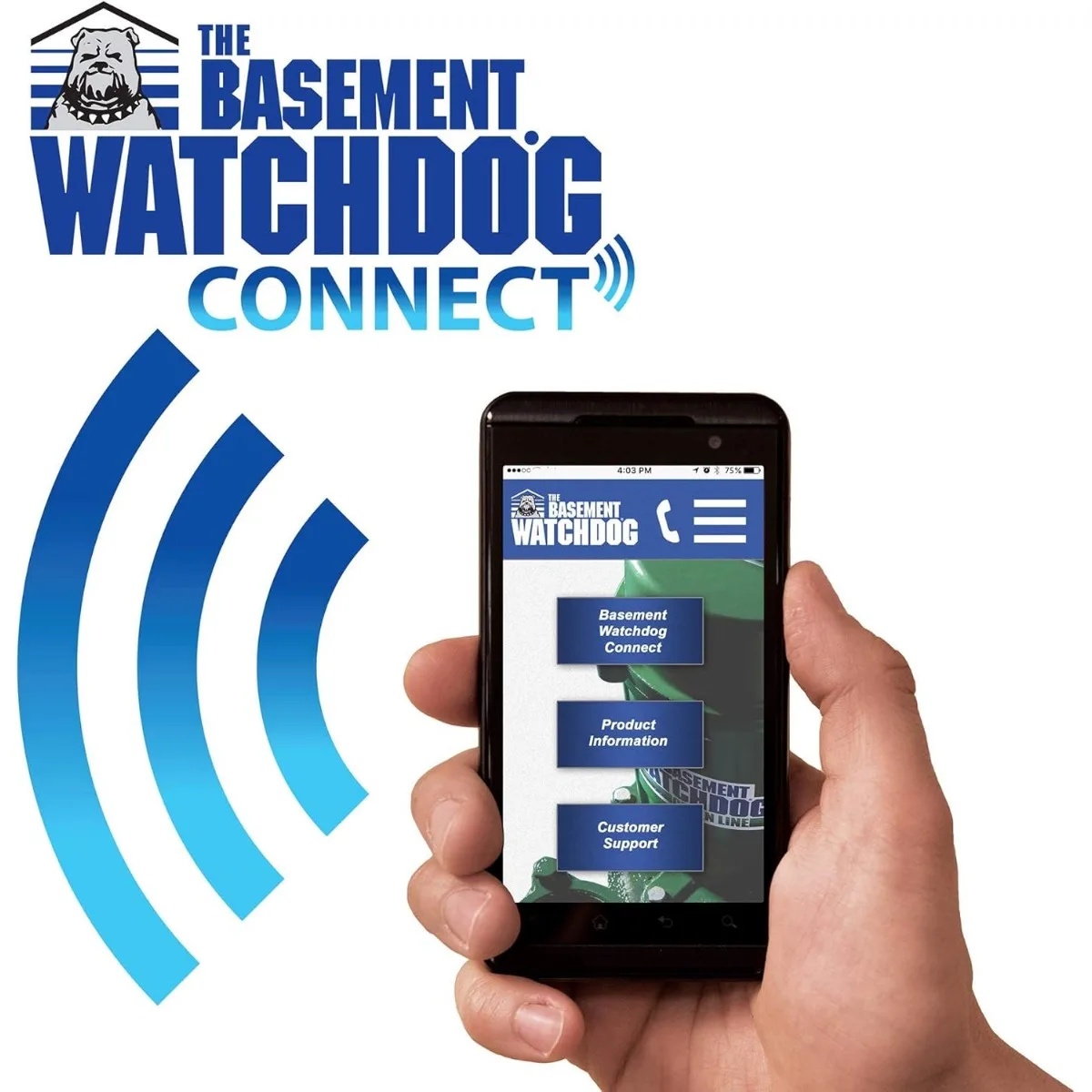 WATCHDOG Big Combo CONNECT Model CITS-50 ½ HP Primary and Battery Backup Sump Pump System