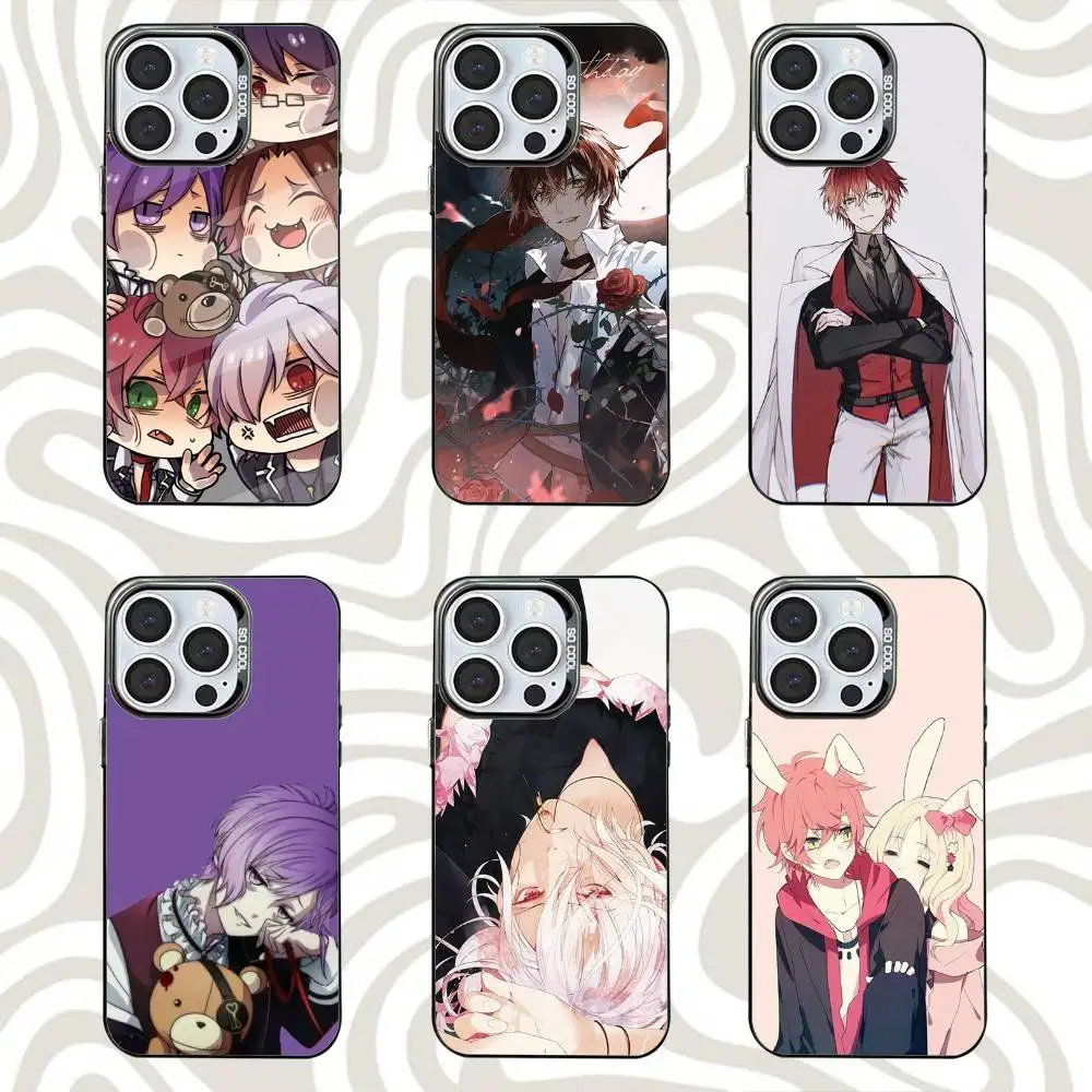 

D-Diabolik-ks Anime L-Lovers Phone Case For iPhone 16,15,14,13,12,11,Mini,Pro,SE,MAX Black Matte Shockproof Cover