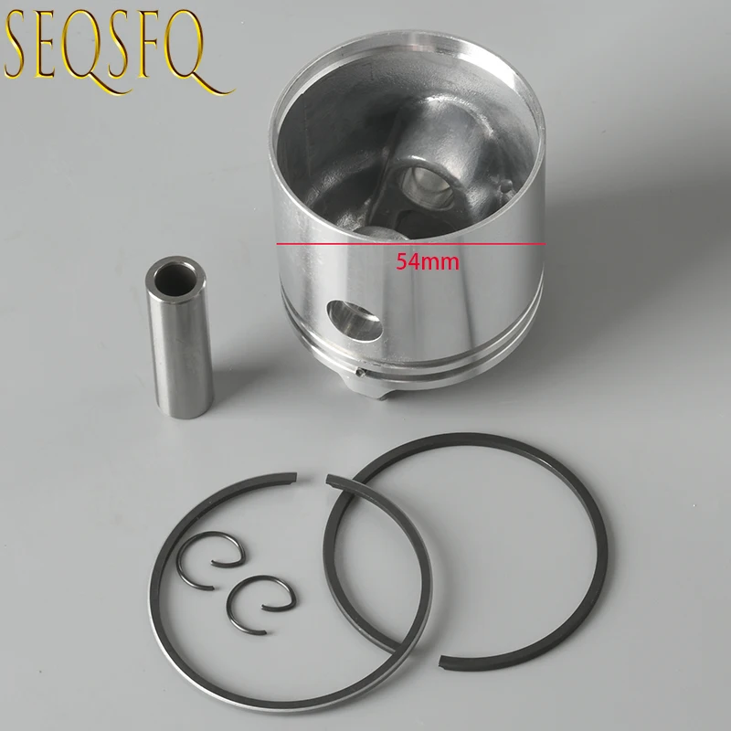 6E3-11631 Piston Set Std For Yamaha Outboard Motor Parts 5HP 2 Stroke 54MM 6E3-11631-00-98 6E3-11631-00 6E311631 Powertec Seapro