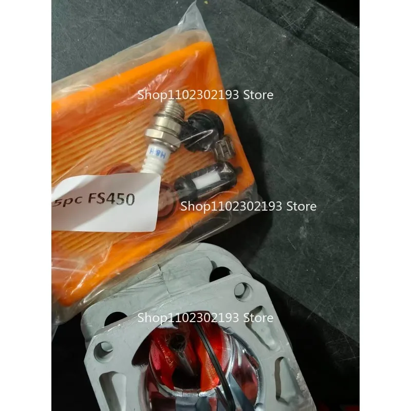 Cylinder Piston Spark Plug for Air Filter Oil Pipe Kit for STIHL FS450 FS 450 42mm Bore