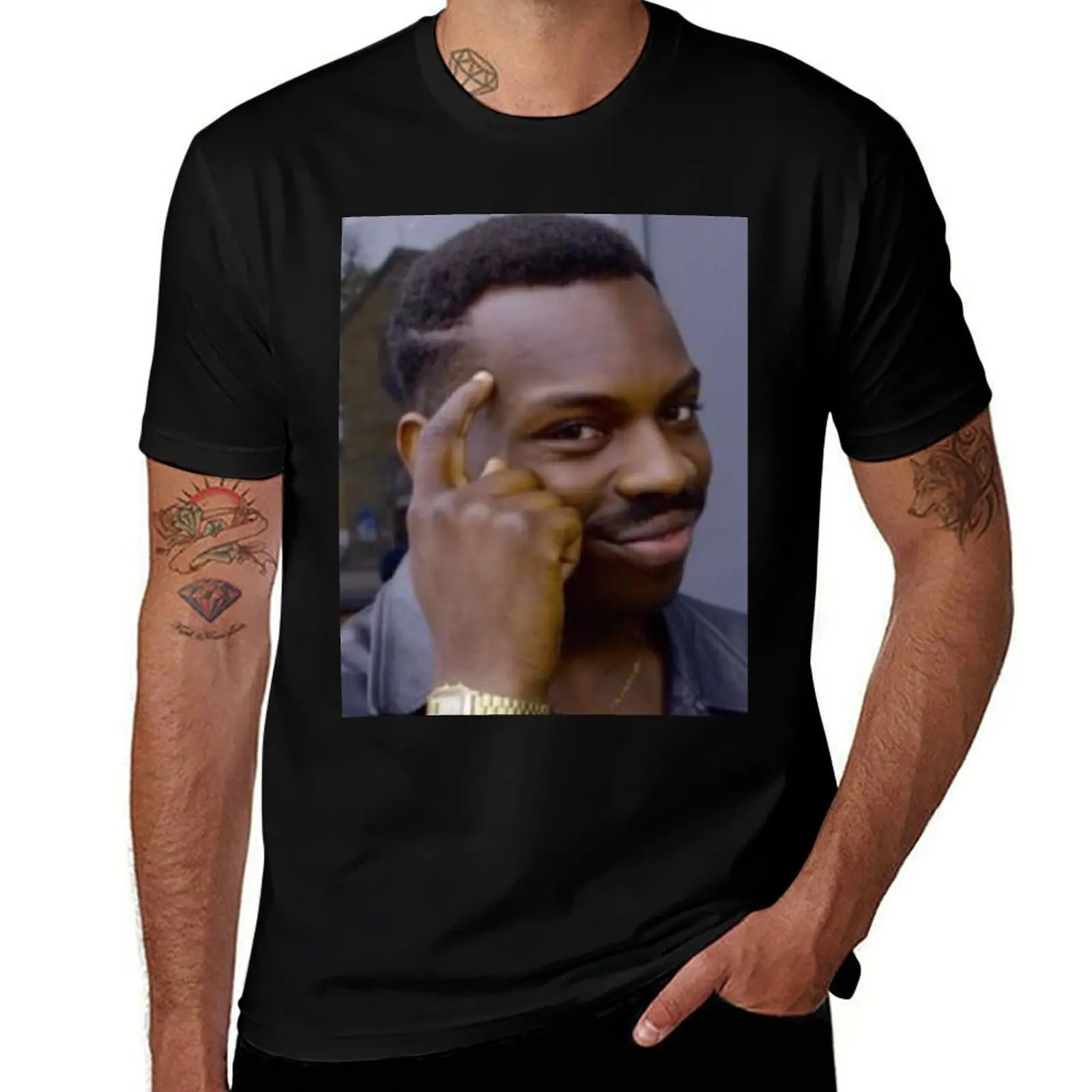 Roll Safe Thinking Meme T-Shirt UV Sun Protection Tee Shirt