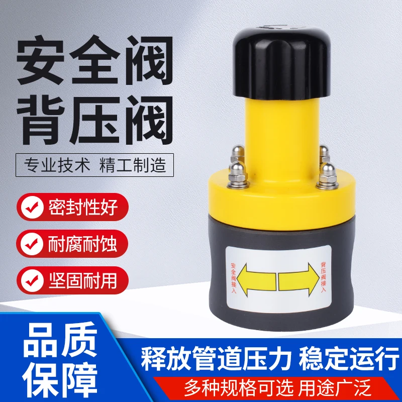 UPVC PVC back pressure valve/safety valve inner wire connection metering pump special plastic one-way pressure relief