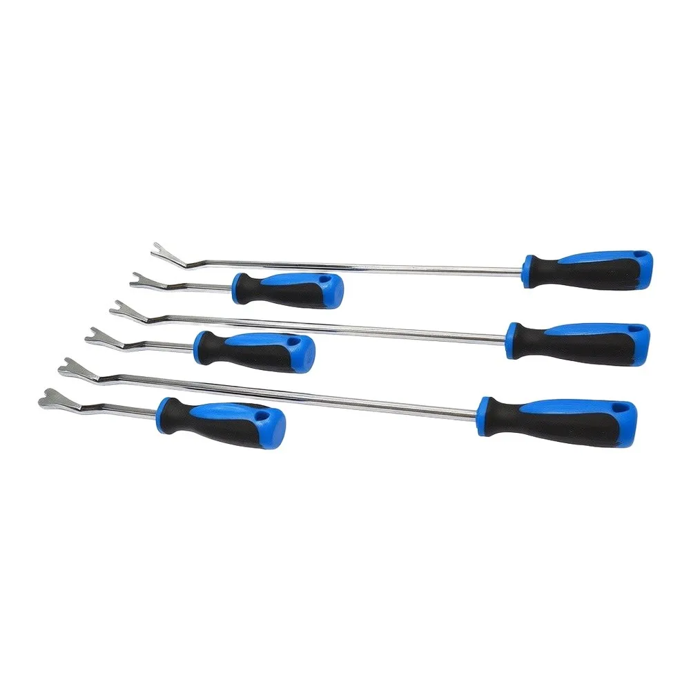 6-Piece Car Interior Trim Removal Tool Kit Plastic Panel Clip Pry Bar Set With Storage Pouch For Auto Repair DIY