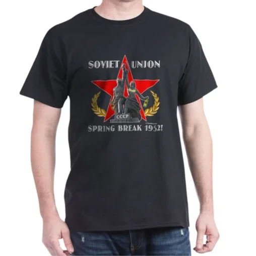 Soviet Union TWP-D Spring Break T-Shirt. Summer Cotton Short Sleeve O-Neck Mens T Shirt New S-3XL