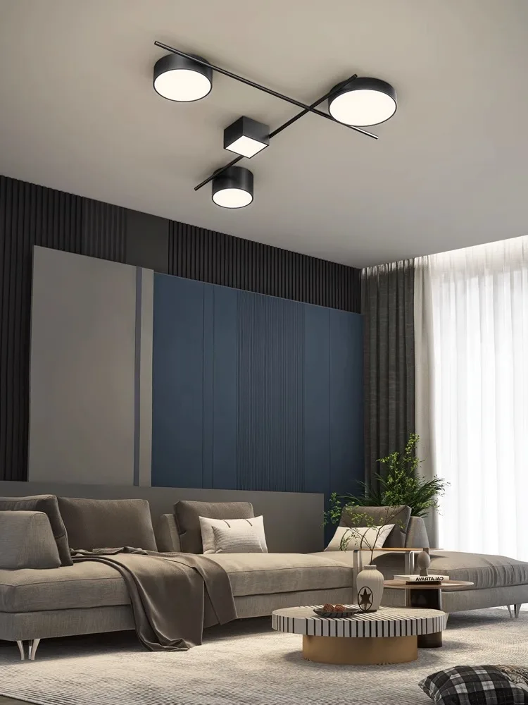 Modern Minimalist Geometry Led Ceiling lamp Creative Personality Living Room Dining Room Study Bedroom Ceiling Lights Fixtures