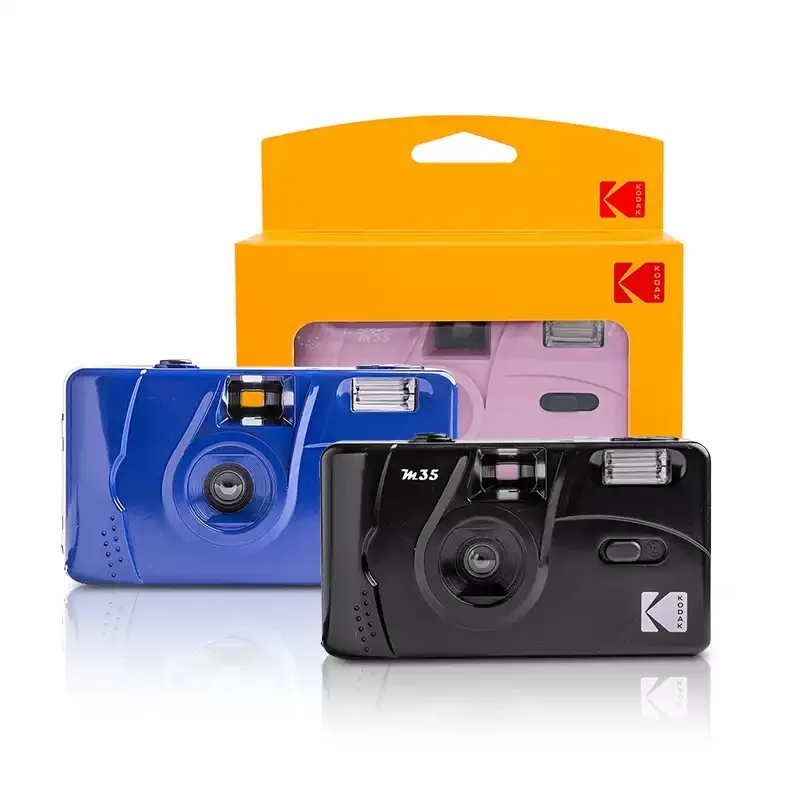 

135 Film Manual Reusable Kodak Film Camera Film M35 Film Camera Non-Disposable Flash Function Optional 1 Roll ColorPlus Film ﻿
