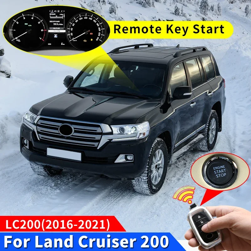 For Toyota Land Cruiser 200 LC200 FJ200 J200 2016-2021 Upgraded Remote Start System Push Button Control Module Accessories