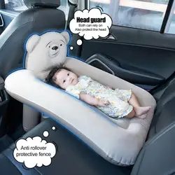 Inflatable Airplane Car Bed For Toddler Inflatable Air Mattress Car Bed Portable Blow Up Toddler Travel Plane Bed For Hiking And