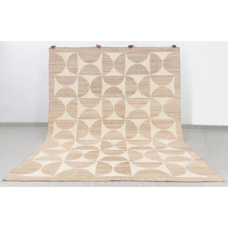 

Natural Jute Rug Hand Woven Premium Quality Boho Style