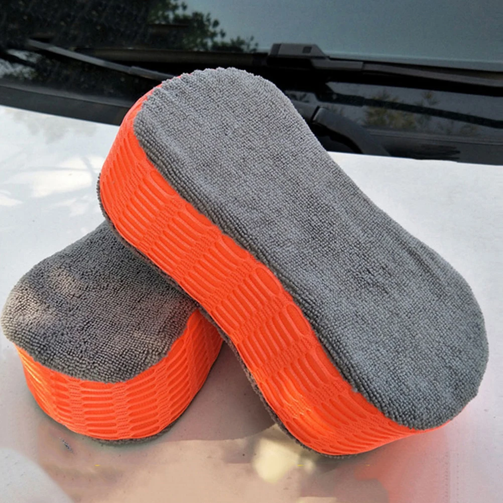 

3Pcs Car Wash Sponge High Density Large Surface Area Soft Scrubbing Sponges Kitchen Bath Cleaning Tools Reusable Pads