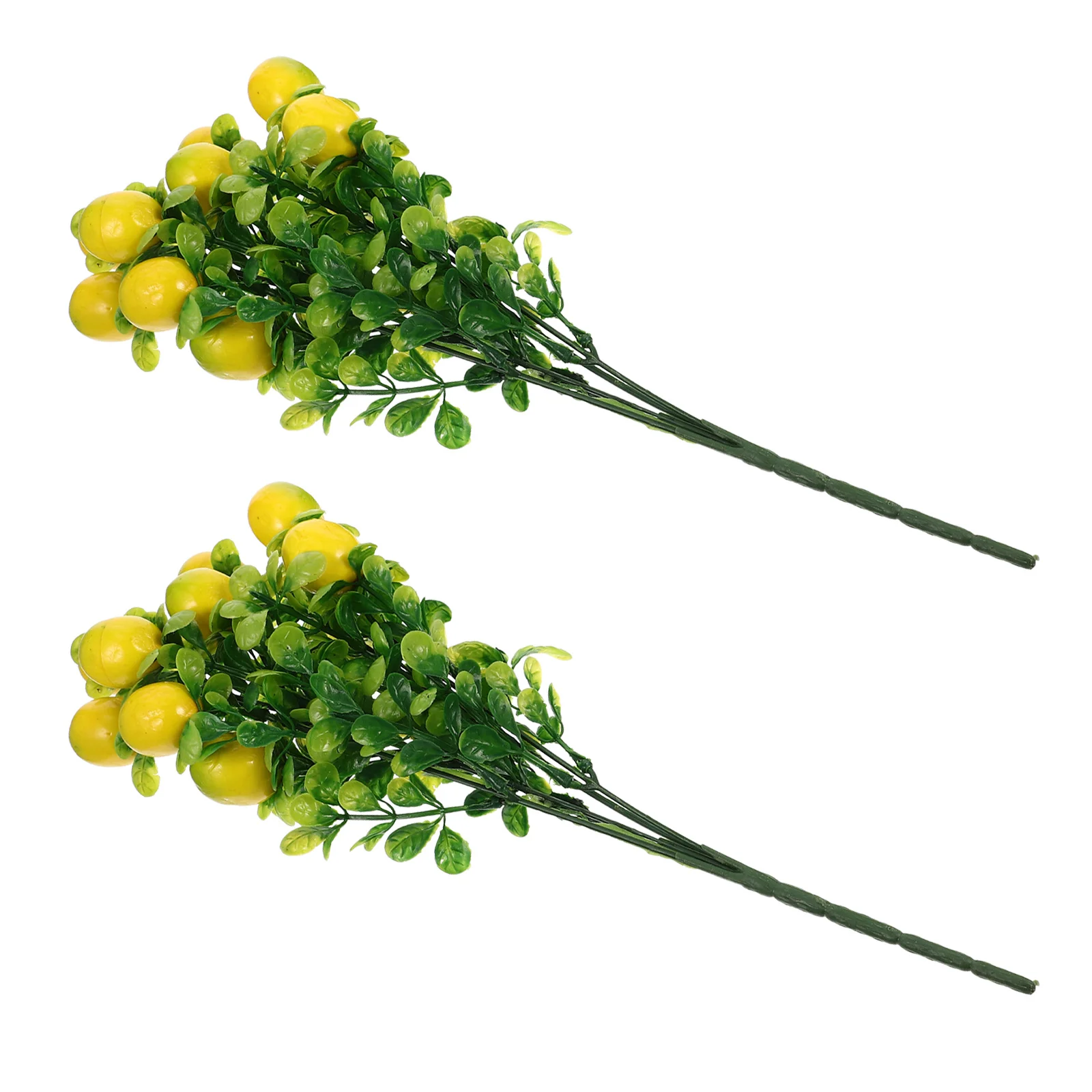 

2pcs Artificial Fruit Branches Lifelike Fake Fruits Decor Simulation Plants For Home Tabletop Centerpiece Party Photo Props