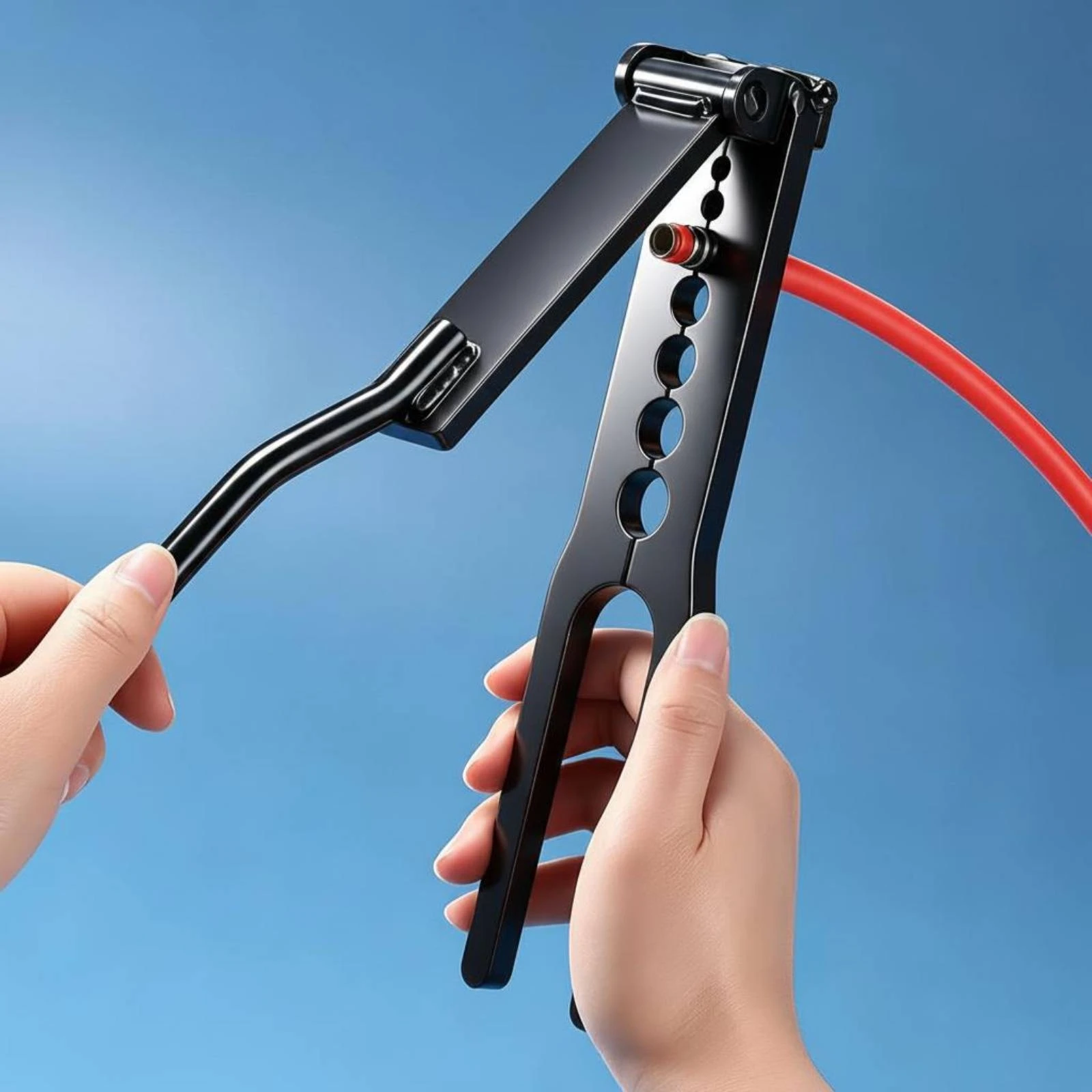Hose Clamp Pliers Pivoting Head Clamp Installer Plier Gripping Plier Heavy Duty Automotive Tool Black