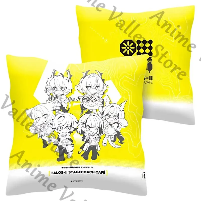 

Оригинальная плюшевая подушка-плед Arknights: Endfield Anime Endministrator Perlica Laevatain Lifeng для косплея, мультяшная подушка для спины, подарок