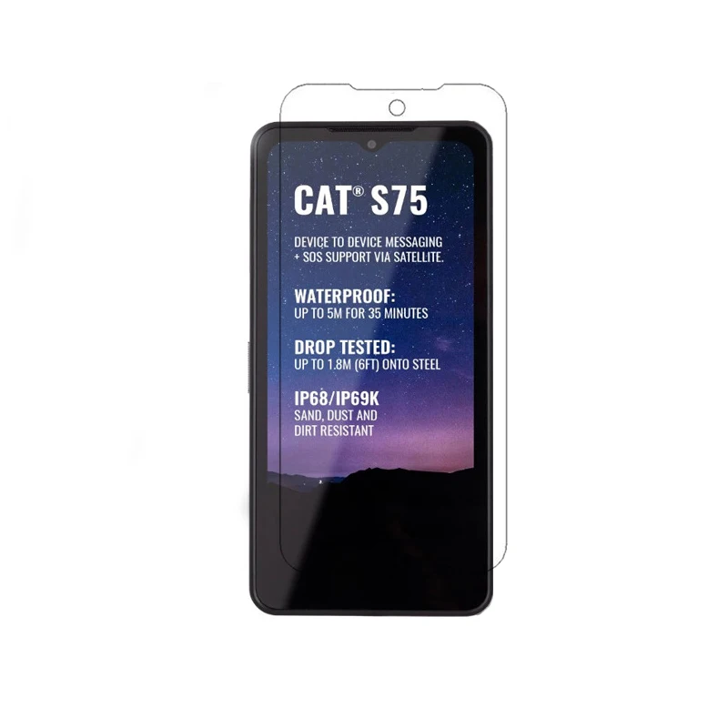 Película templada 9H para Caterpillar CAT S75 S62 Pro, Protector de pantalla de vidrio templado, película protectora para Caterpillar S75 S62